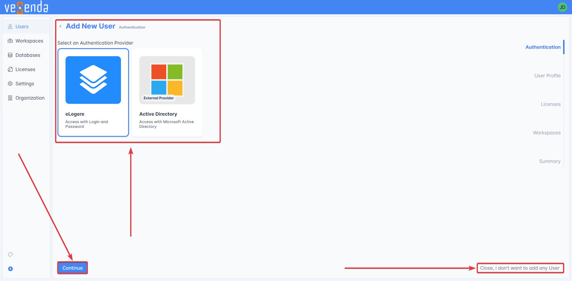 How do I add a user to my Organization? - eLegere Documentation