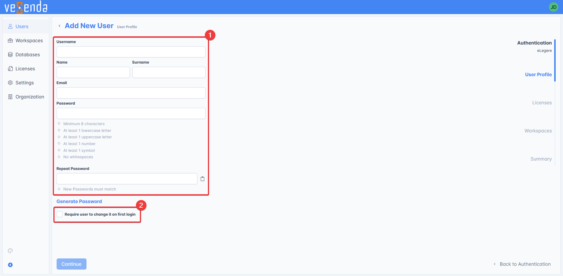 How do I add a user to my Organization? - eLegere Documentation