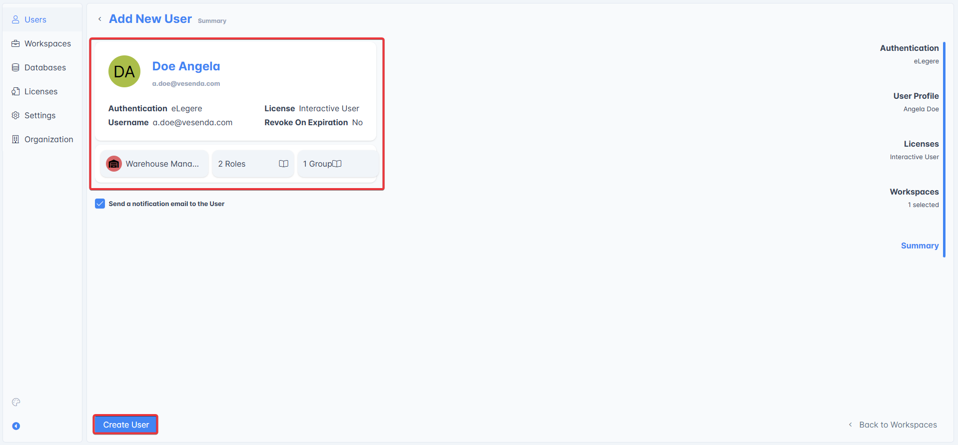How do I add a user to my Organization? - eLegere Documentation