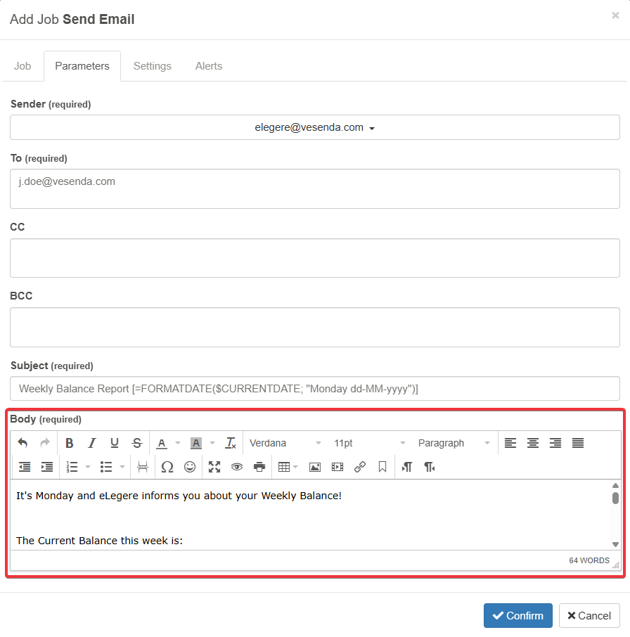 Automate your application - eLegere Documentation