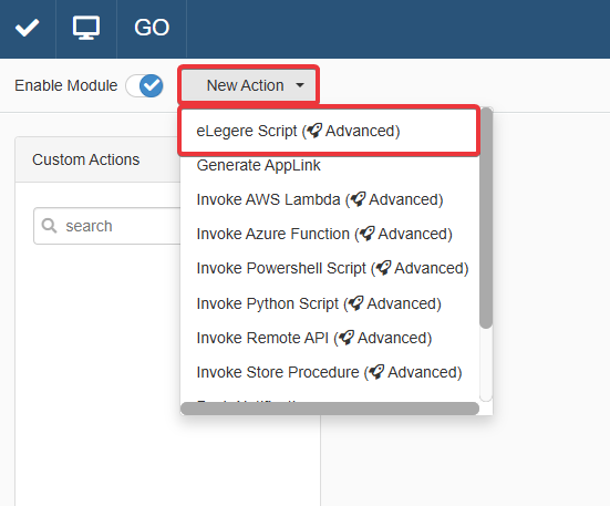 Automate your application - eLegere Documentation
