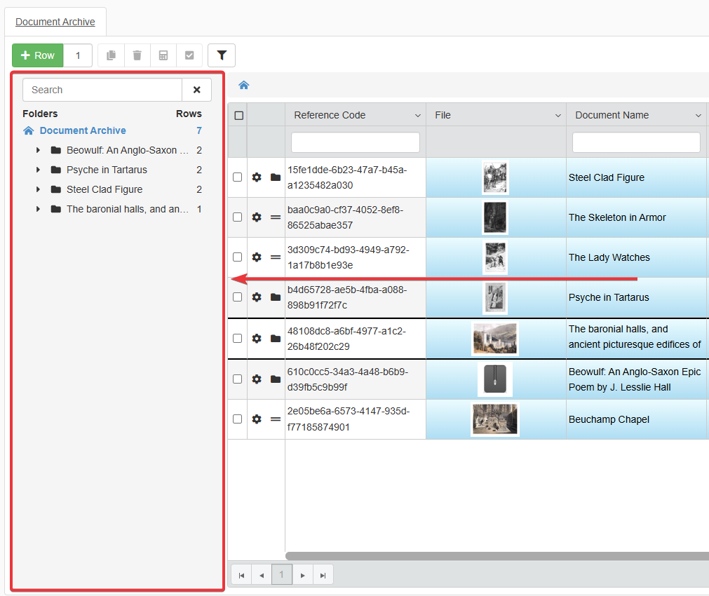 Navigating an Application with File Tree and Folders - Hierarchy ...