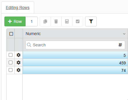 Editing Rows - eLegere Documentation